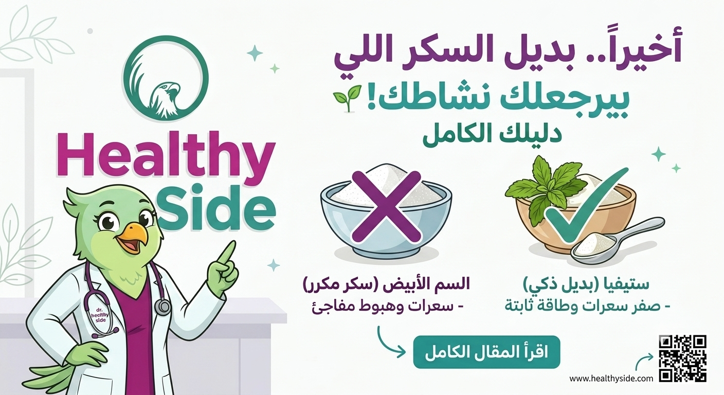 السم الأبيض بيسرق طاقتك بالبطيء؟ دليلك لبديل ذكي يرجعلك نشاطك!