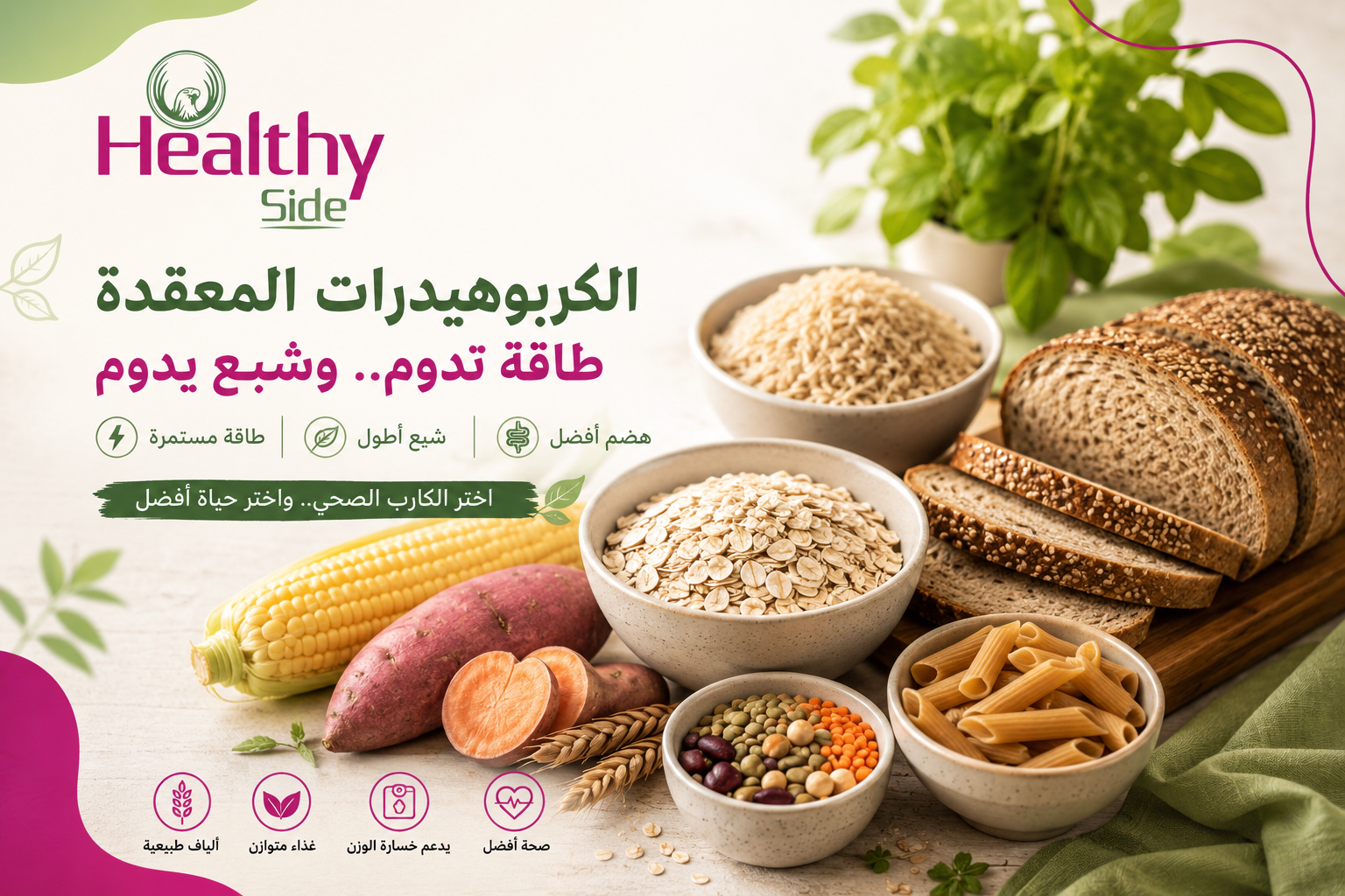 الكربوهيدرات المعقدة: لماذا ليست عدو الدايت؟